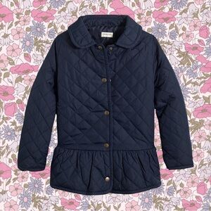 crewcuts navy quilted jacket